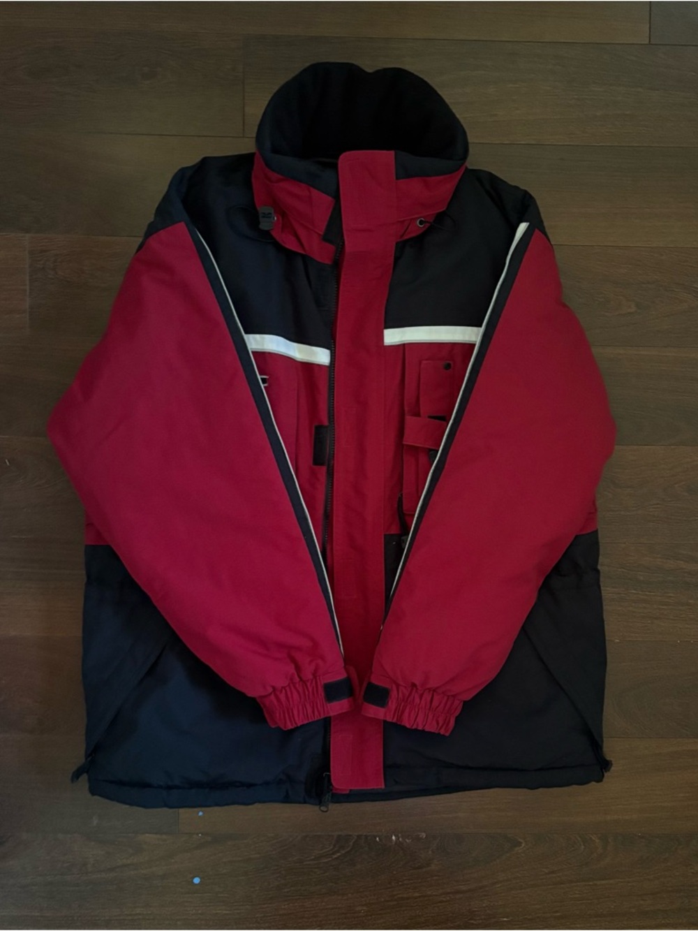 Men's Red and Black Ski Winter Jacket